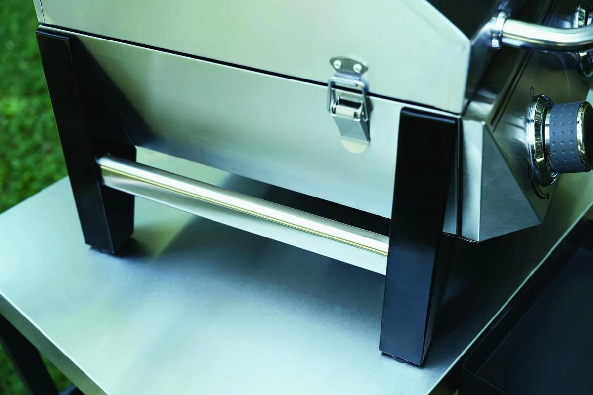 Expert Grill 2-Burner Tabletop Gas Grill, Stainless Steel, 13,000 BTUs