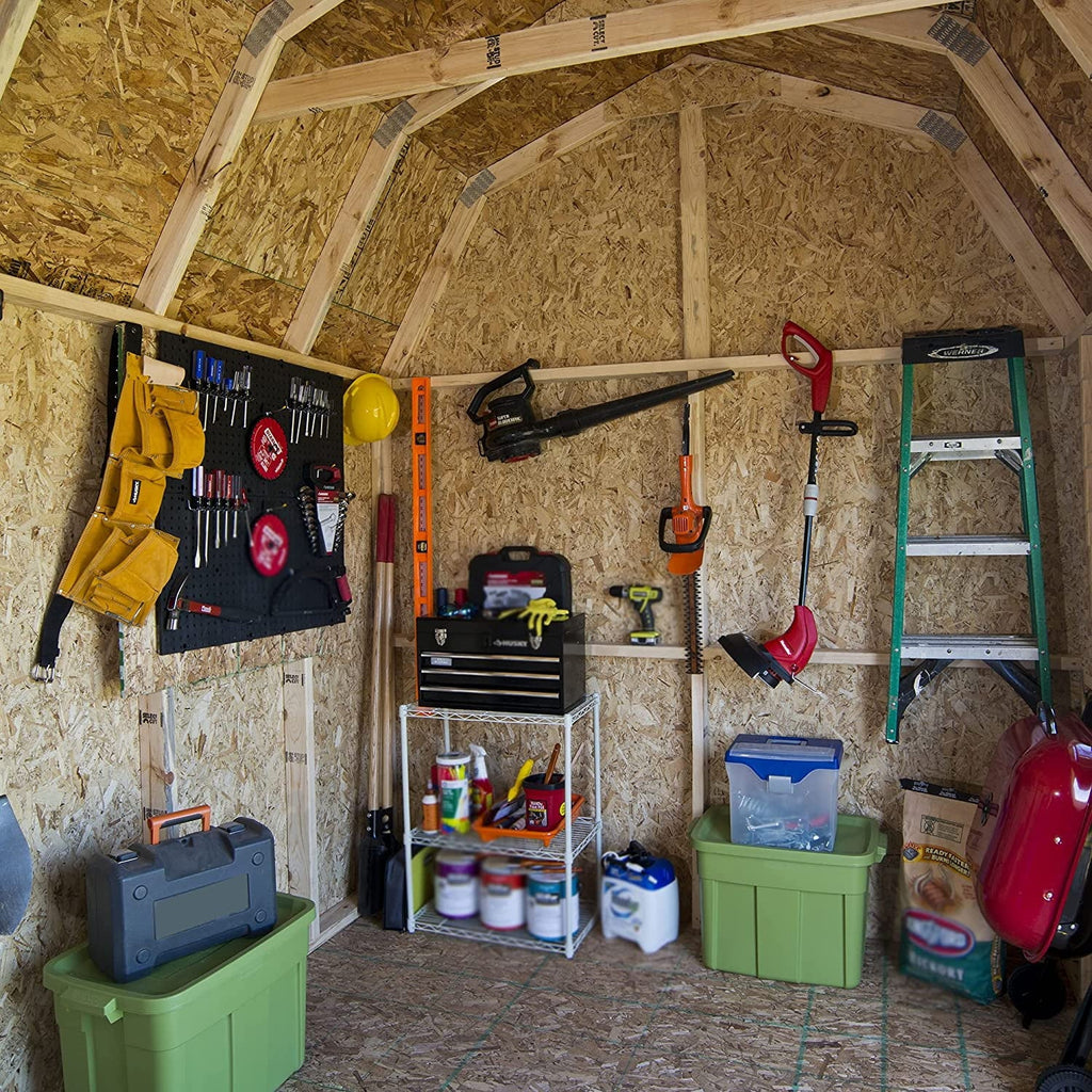 Handy Home Products Hudson 12 ft. x 16 ft. Wood Storage Shed