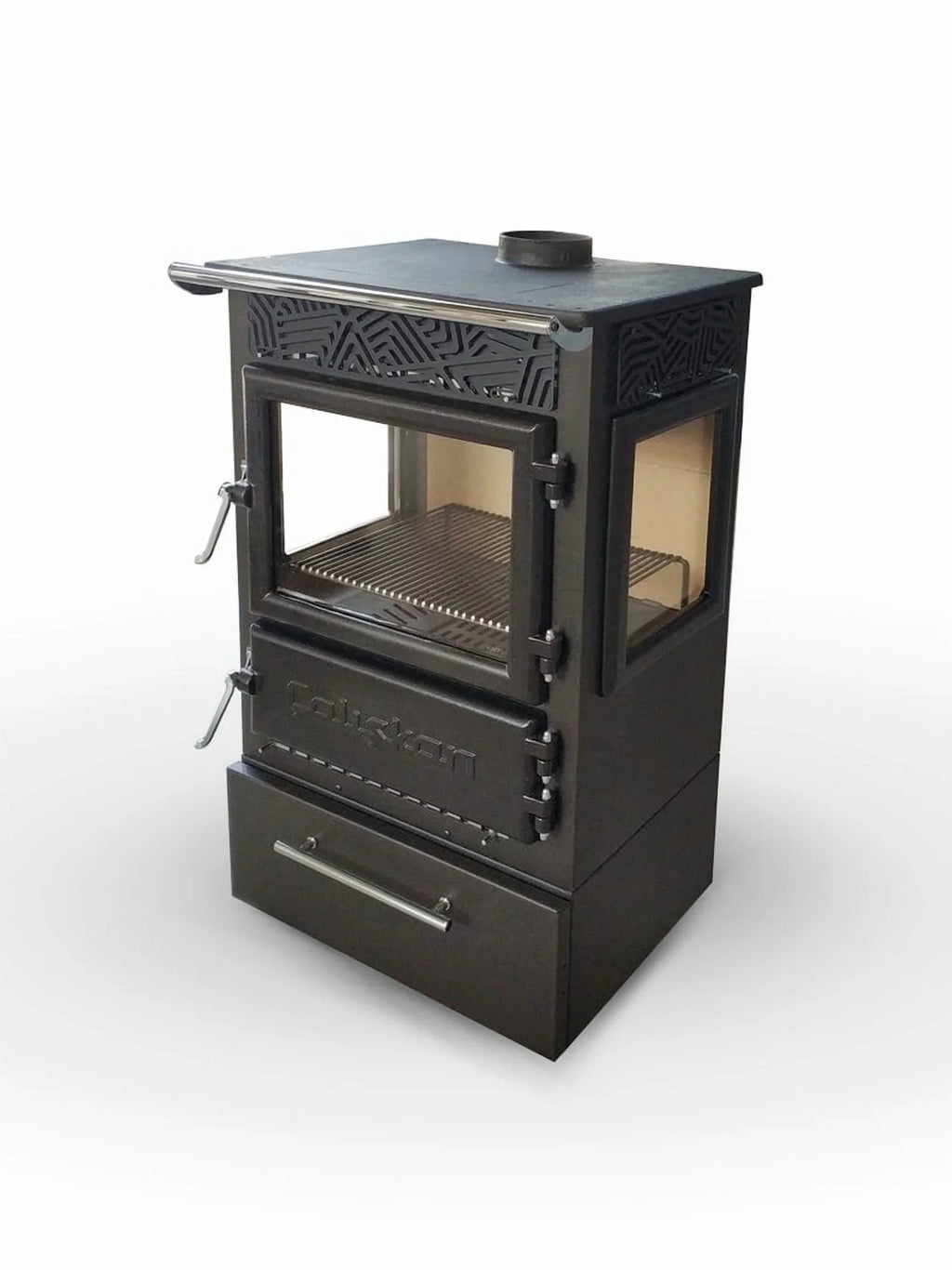 Northshire Stove 305-3D 100m2 Wood Burning Heat Efficient Mini Stove