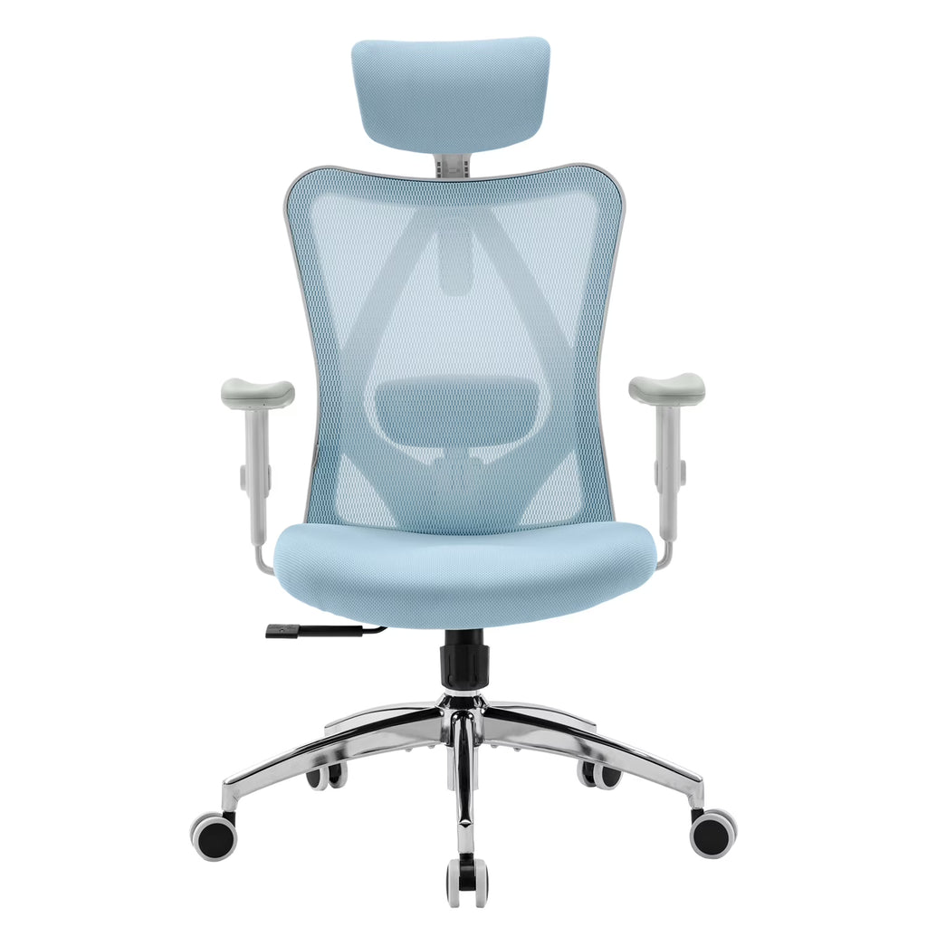 SIHOO M18 Mesh Ergonomic Office Chair with Adjustable Lumbar Support, High Back, Black