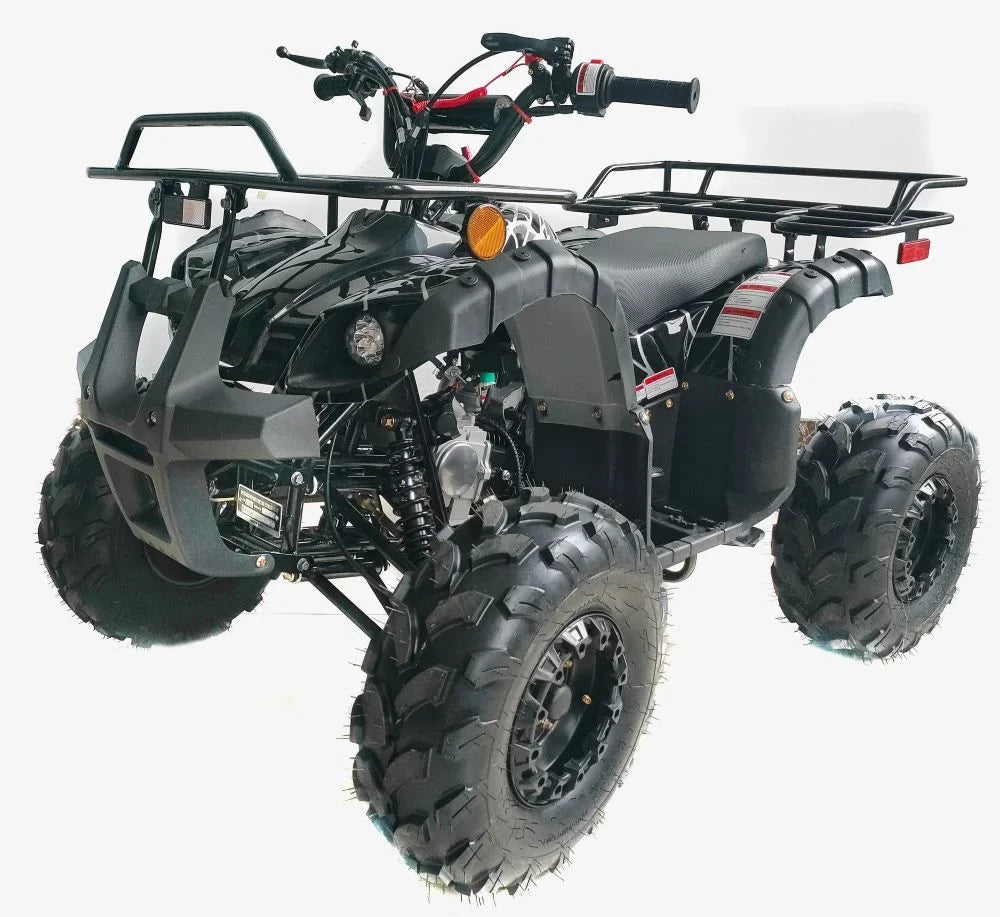 Supermach 125cc Gas ATV with Automatic Transmission and Reverse LED Headlights