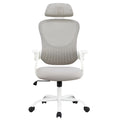 Dovelina Ergonomic Office Chair with Headrest, Adjustable Task Chair with Flip-Up Armrests