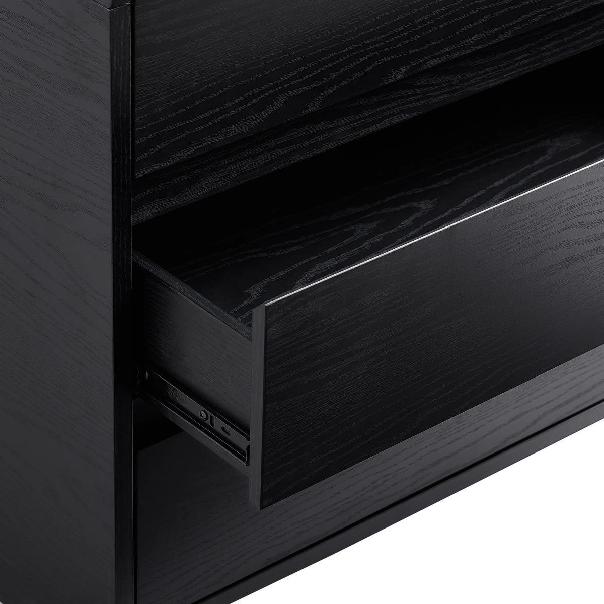 Better Homes & Gardens Juliet 3 Drawer Nightstand with USB, Light Honey