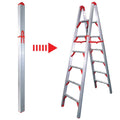 Telesteps 7ft Double-Sided STIK Step Ladder �C Folds to 4x4, 250lb (700FLD)