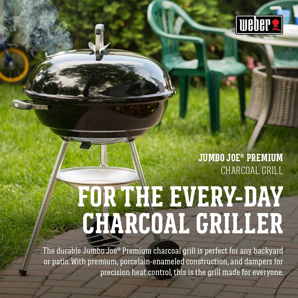 Weber Jumbo Joe Premium 22" Black Charcoal Grill