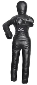 Bestzo MMA Training Sports Dummy Judo Black Wrestling Punching Bag - Unfilled - 48 inches