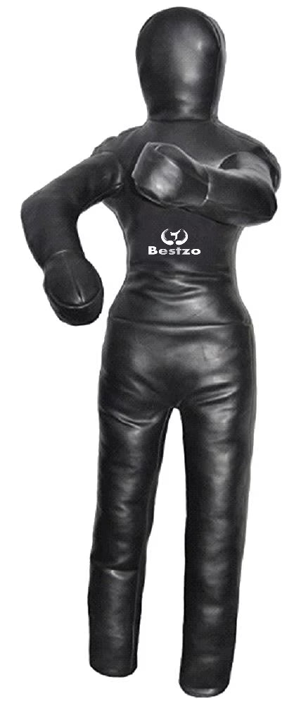 Bestzo MMA Training Sports Dummy Judo Black Wrestling Punching Bag - Unfilled - 48 inches