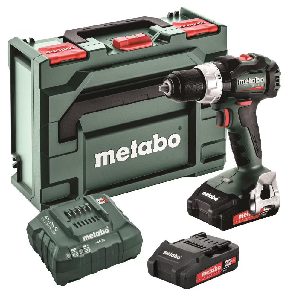 Metabo 18V Sb 18 Lt Bl 2.0 Brushless Cordless Hammer Drill 2.0Ah Kit