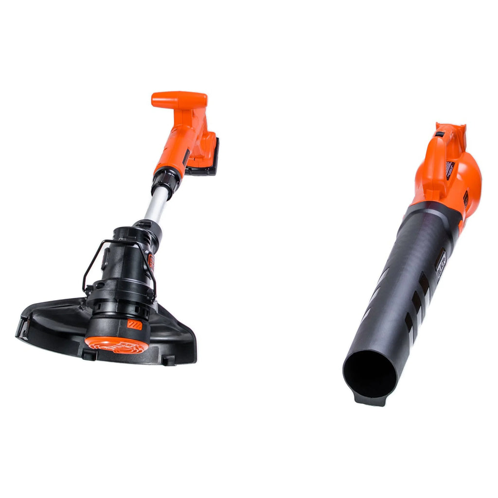 BLACK+DECKER 20V MAX* Leaf Blower and String Trimmer Combo Kit, (BCK279D2)