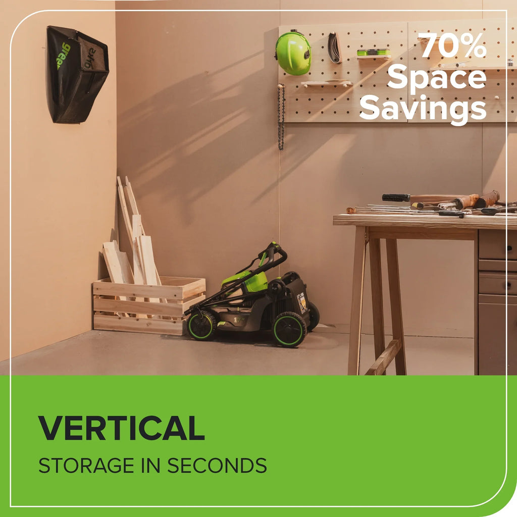 Greenworks 60V 17" Cordless Battery Push Lawn Mower w/ 4.0Ah Battery & Charger