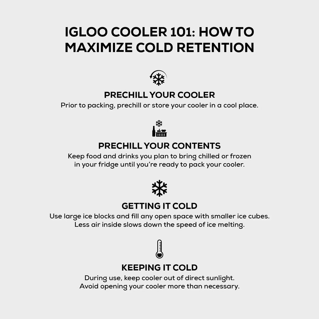Igloo 72 QT Overland Ice Chest Cooler with Wheels, White