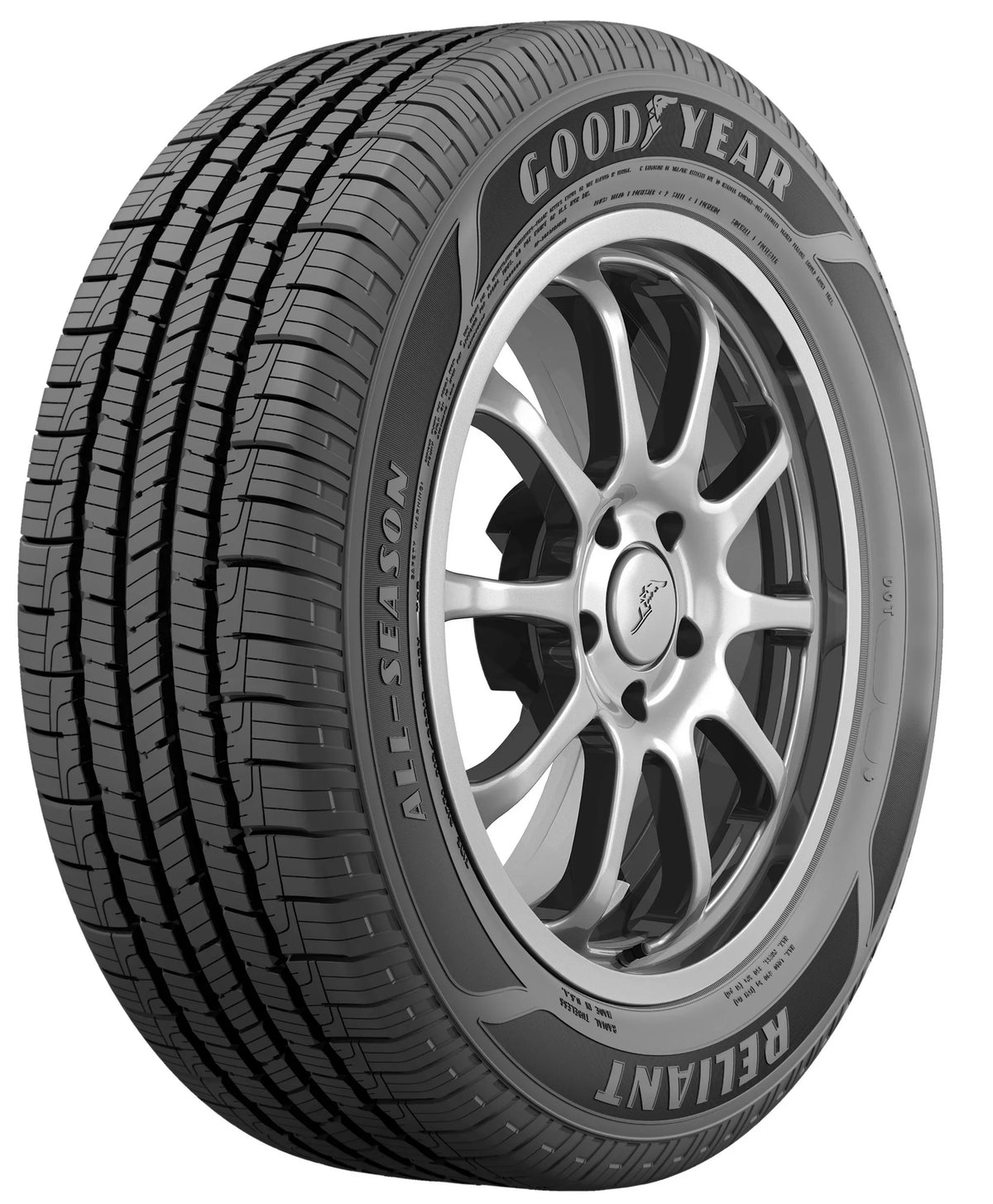 Goodyear Reliant All-Season 215/50R17 95V All-Season Tire Fits: 2012-18 Ford Focus Titanium, 2016-18 Honda Civic EX-T