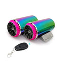 With Simulator Exhaust Pipe Motorcycle Au-dio Battery Car Bluetooth Subwoofer Electric Car Color Plated Speaker,Clear Distortion-Free