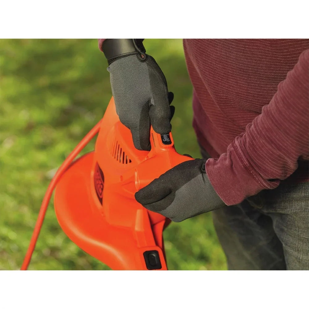 BLACK+DECKER VACPACK 120V/240V 12 Amp Corded 3-in-1 Leaf Blower/Vacuum/Mulcher, (BEBL7000)
