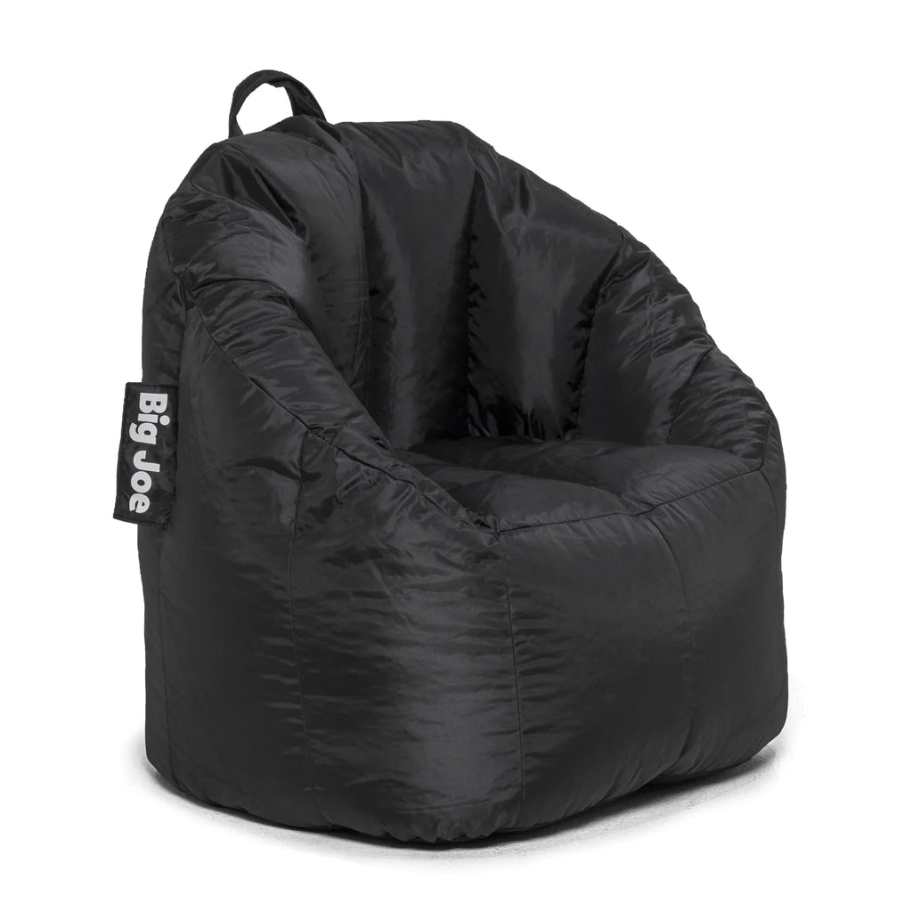 (2 pack) Big Joe Joey Bean Bag Chair, Smartmax, Kids/Teens, 2.5ft, Black