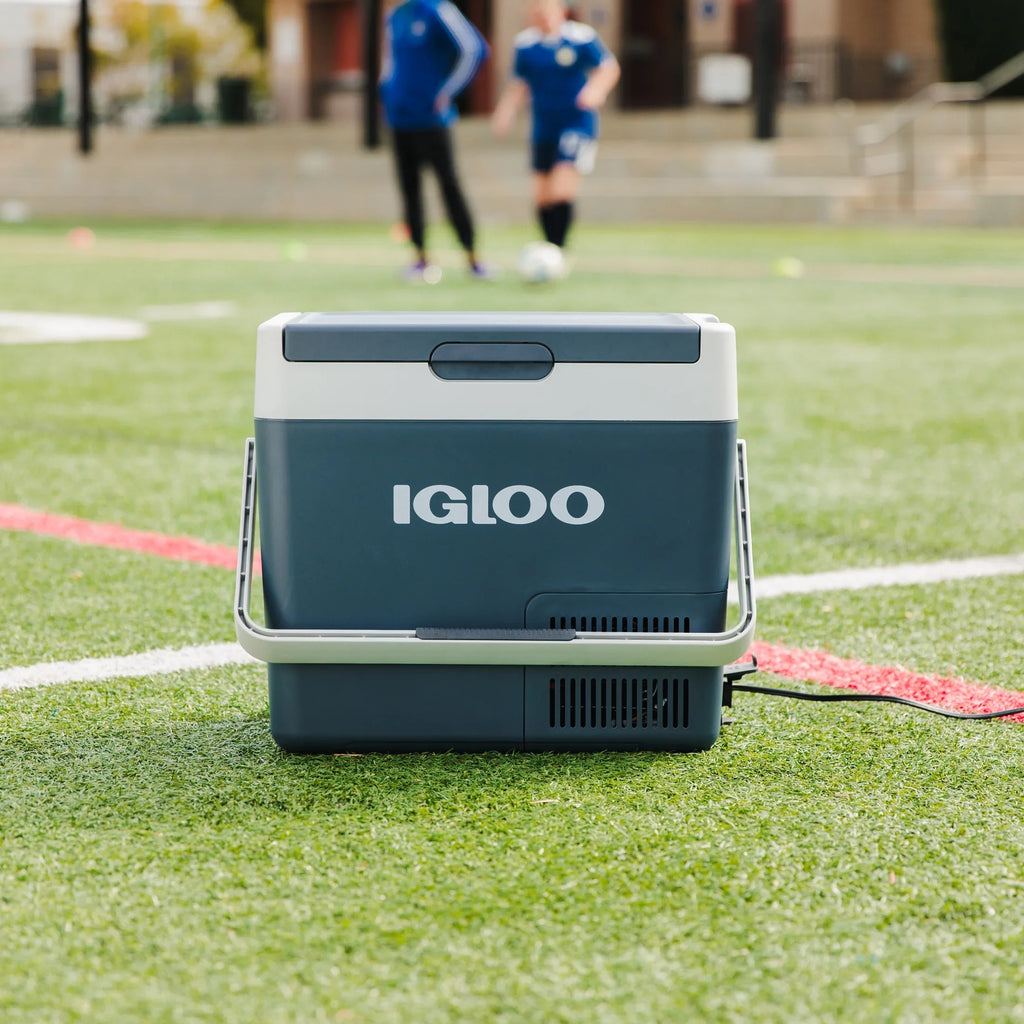 Igloo ICF 18 Active Electric Cooler Cooler, Rugged Blue