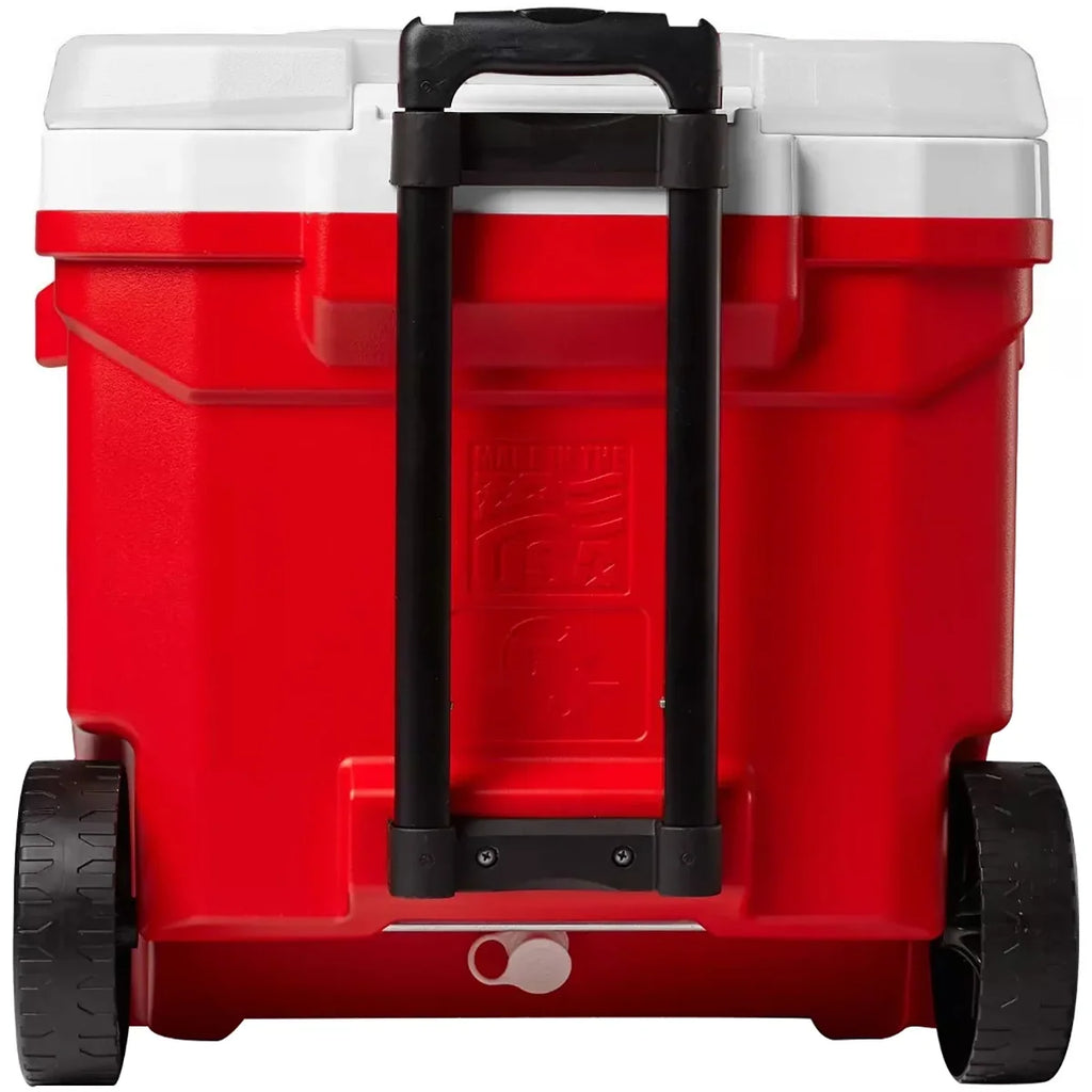 IGLOO Latitude 60 qt. Roller Hard Cooler - Red