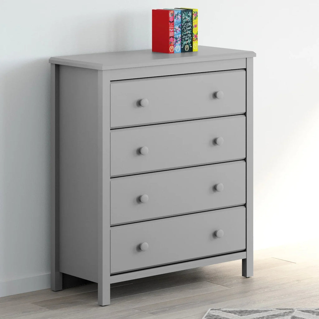 Storkcraft Alpine 4 Drawer Nursery Dresser, White