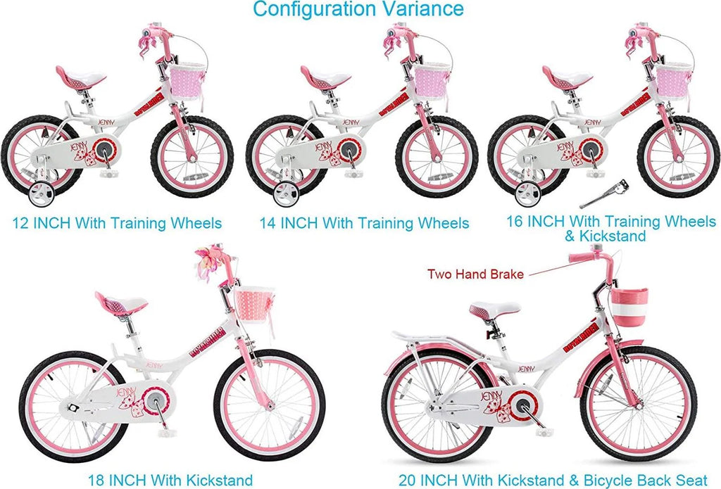 RoyalBaby Jenny Pink 16 inch Kid-s Bicycle