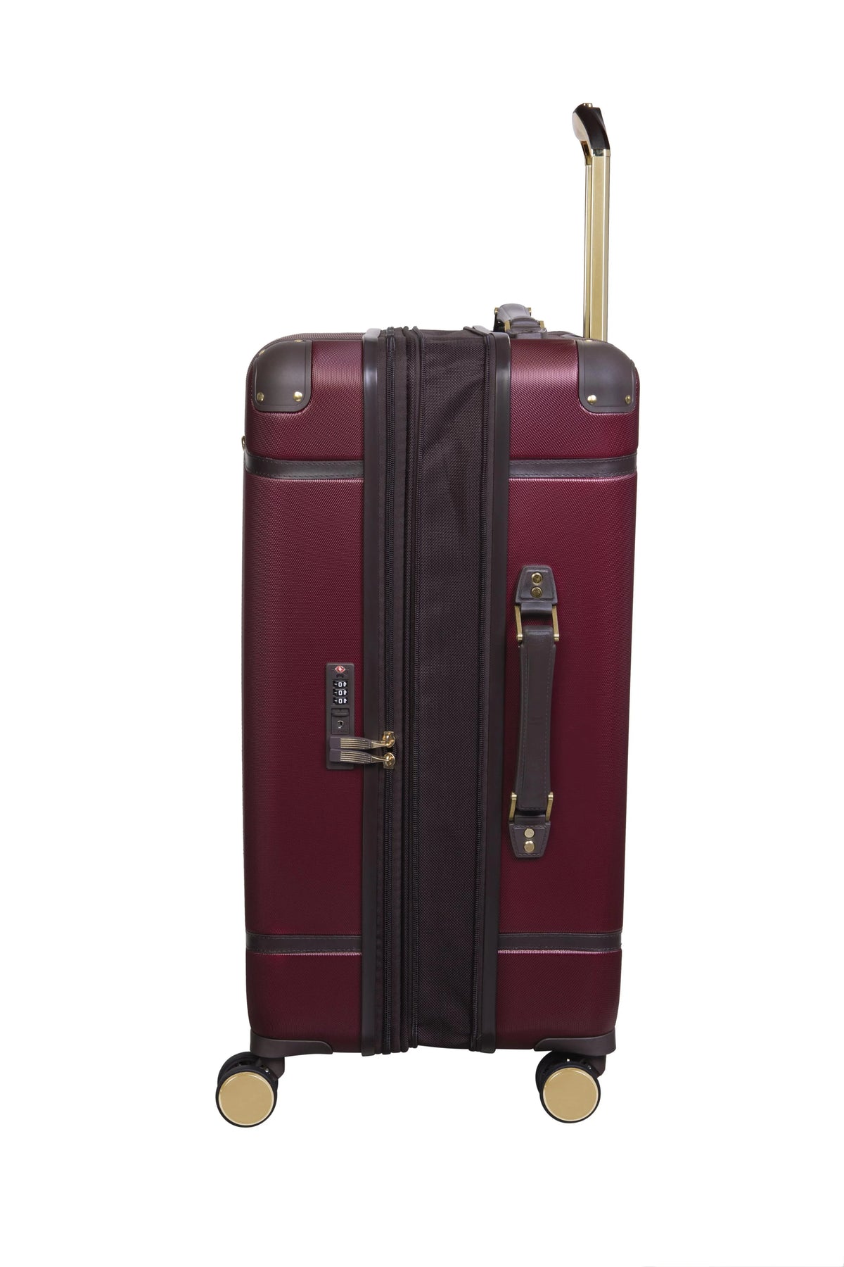 it luggage Superiority 28" Hardside Checked 8 Wheel Expandable Spinner, Black