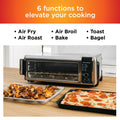 The Ninja Foodi Digital Air Fry Oven, Convection Oven, Toaster, Air Fryer, Flip-Away for Storage, 1800 watts, Stainless Steel, SP100