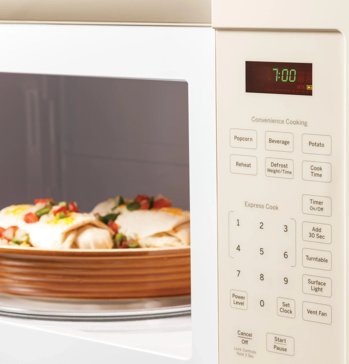 GE JVM3160RFSS 30 Over-the-Range Microwave Oven with 1.6 cu. ft. Capacity 2-Speed 300 CFM Venting in Stainless Steel