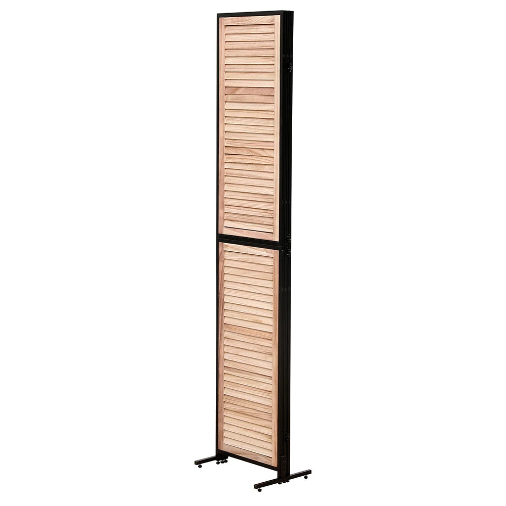 3 Panel Room Divider, Folding Privacy Screen, 5.9FT Heavy Duty Partition Wall Dividers Room Separator with Metal Frame, Freestanding Louvered Divider Screen for Home Office Restaurant Bedroom