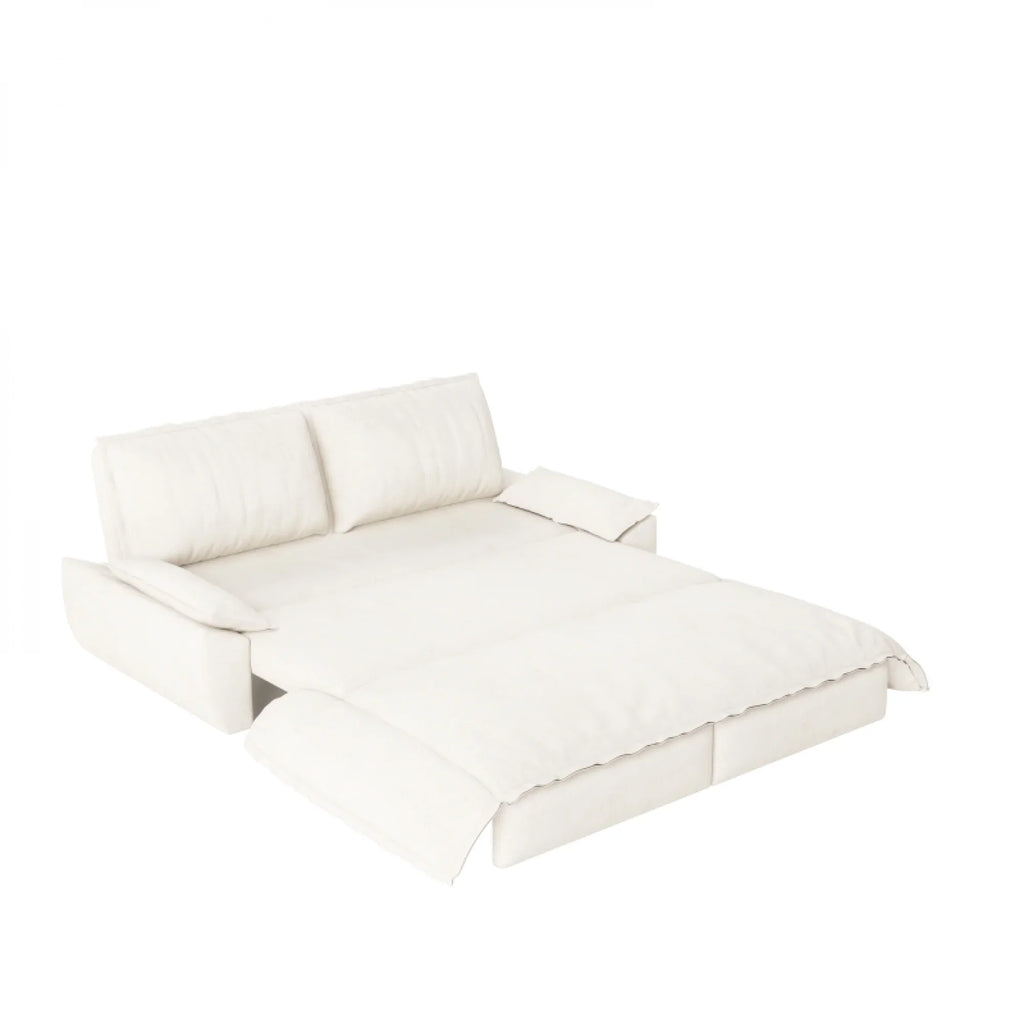 66" Queen Pull Out Sofa Bed, 3-in-1 Convertible Sleeper Sofa with Side Storage,Multi-Functional Velvet Loveseat Bed for Living Room,Bedroom