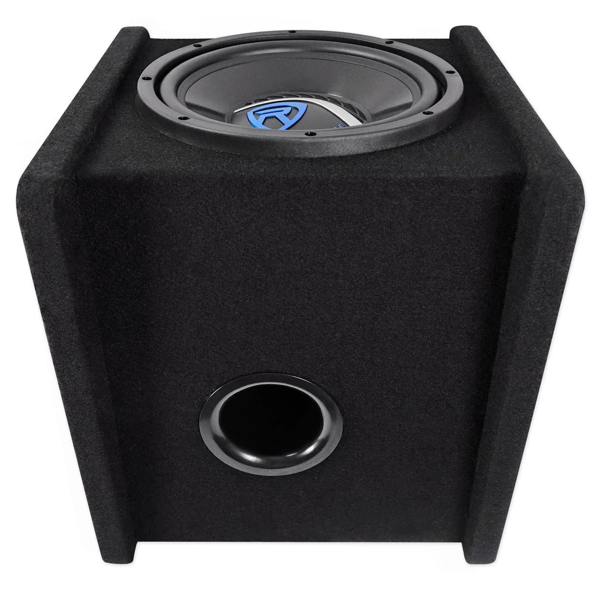 Rockville RV10.1D 500w 10" Loaded Car Subwoofer Enclosure+Mono Amplifier+Amp Kit