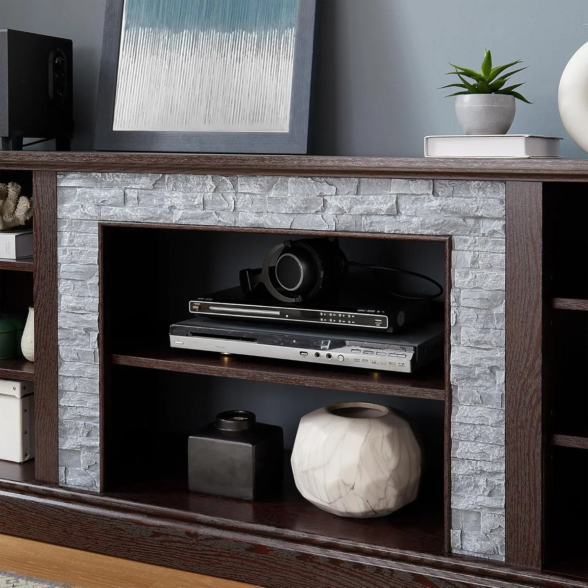 70 Inch TV Stand for TVs up to 80 Inch, Entertainment Center with Storage for Living Room, TV Console for Bedroom, Media Console for 40/50/55/60/65/70/75/80 Inch TV, White