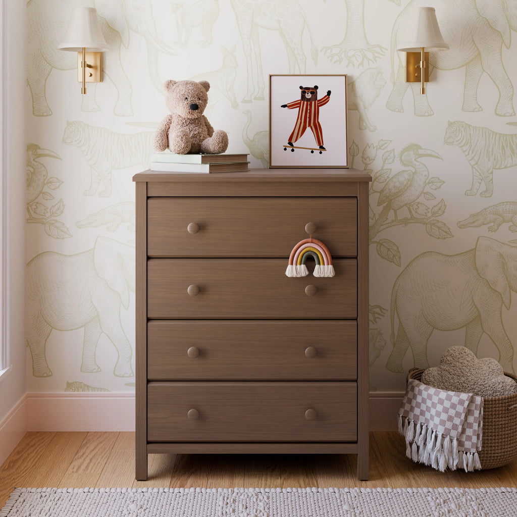 Storkcraft Alpine 4 Drawer Nursery Dresser, White