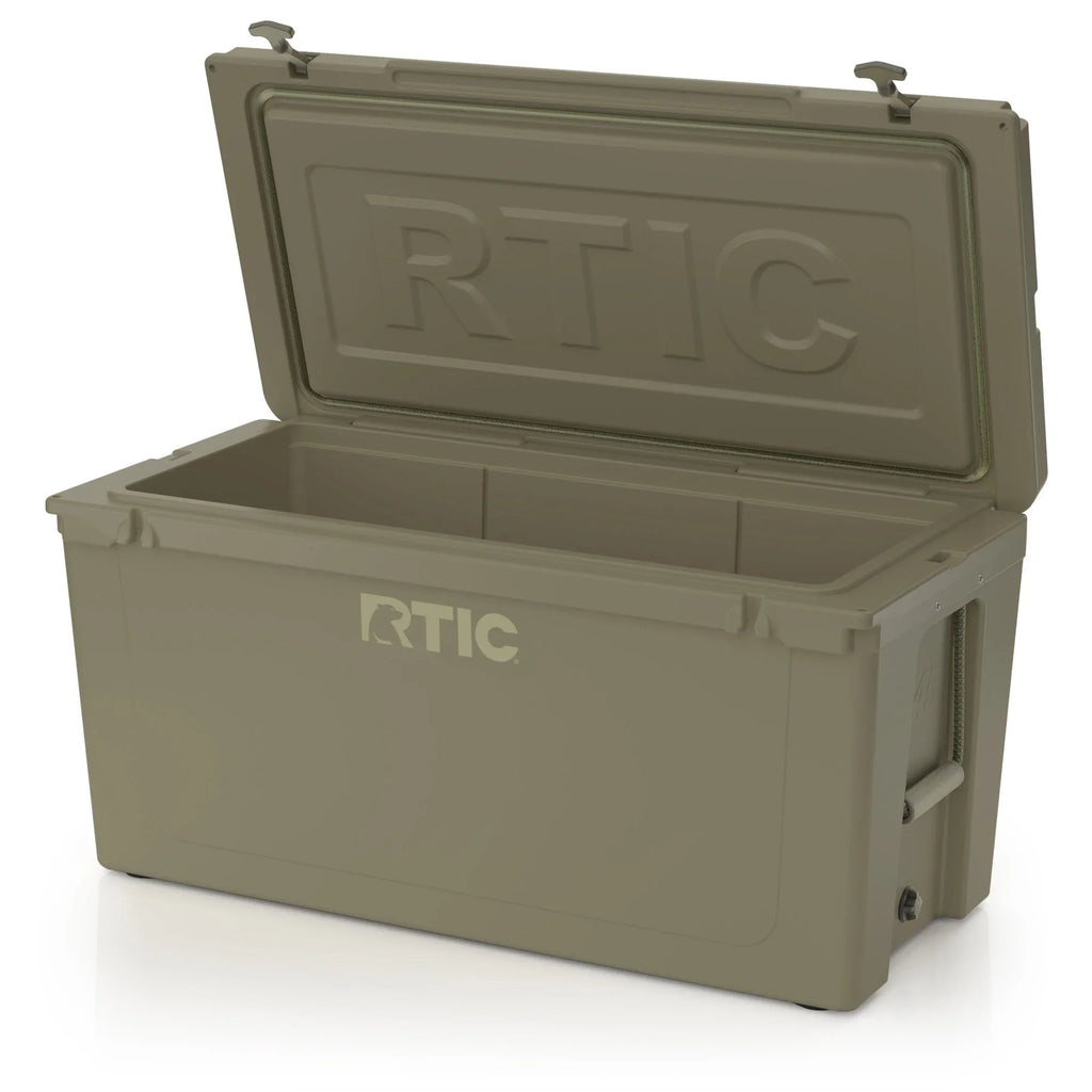 RTIC 145 QT Ultra-Tough Rotomolded Hard-Sided Ice Chest Cooler, White, Fits 195 Cans