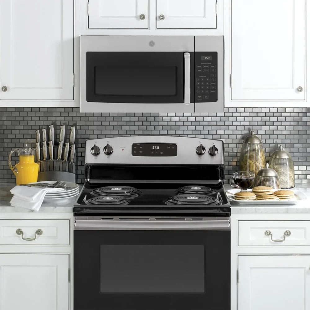General Electric GE 1.6 Cu. Ft. Over-the-Range Microwave Oven Stainless Steel, JVM3160RFSS