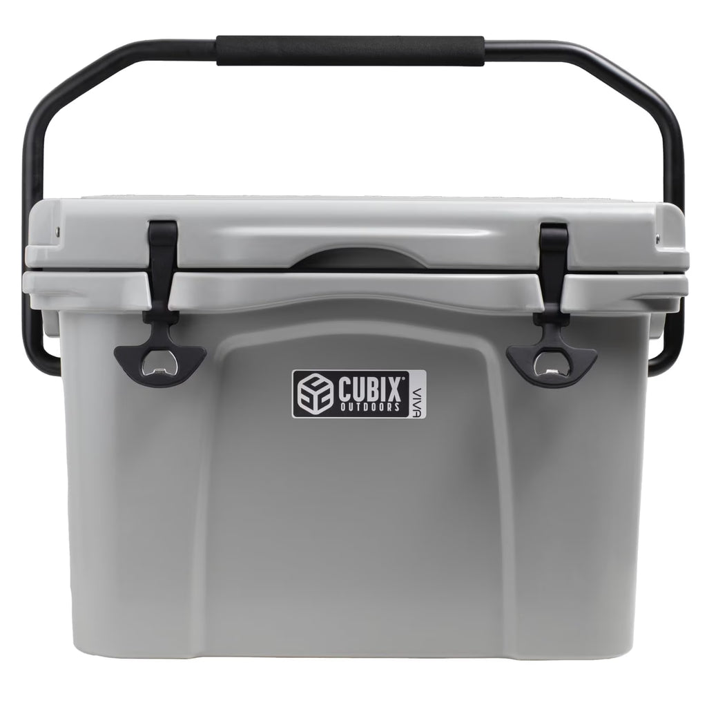 Cubix Outdoors Viva 25 QT Portable Insulated Hard Cooler - Fits 30 Cans - Abyss Blue