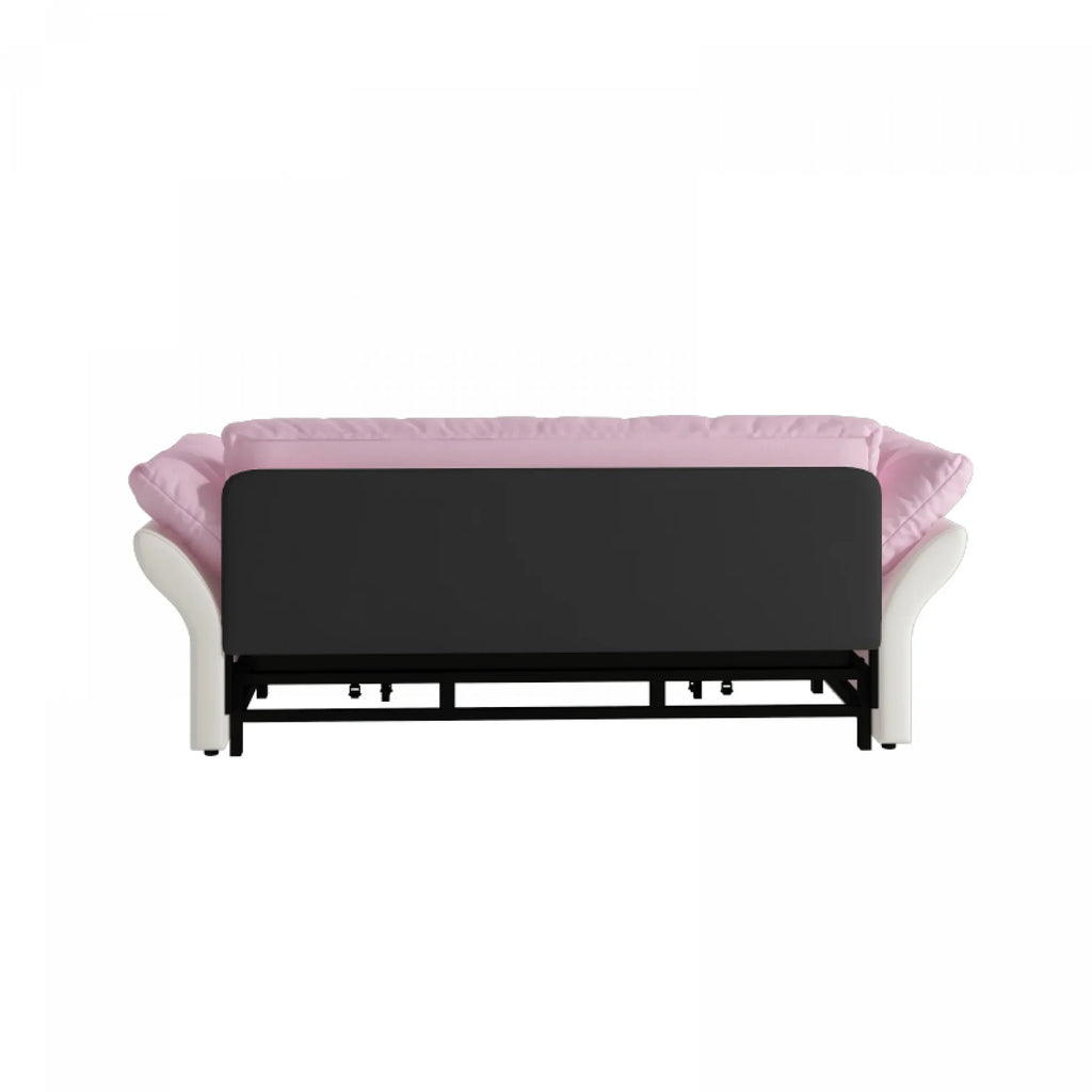 66" Queen Pull Out Sofa Bed, 3-in-1 Convertible Sleeper Sofa with Side Storage,Multi-Functional Velvet Loveseat Bed for Living Room,Bedroom