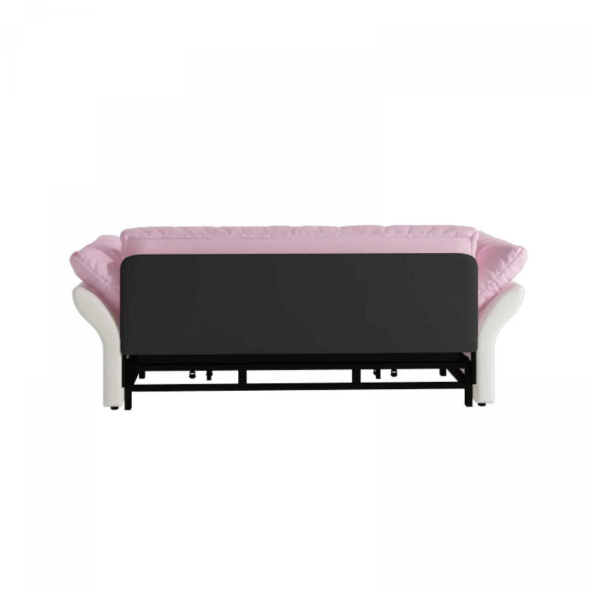 66" Queen Pull Out Sofa Bed, 3-in-1 Convertible Sleeper Sofa with Side Storage,Multi-Functional Velvet Loveseat Bed for Living Room,Bedroom