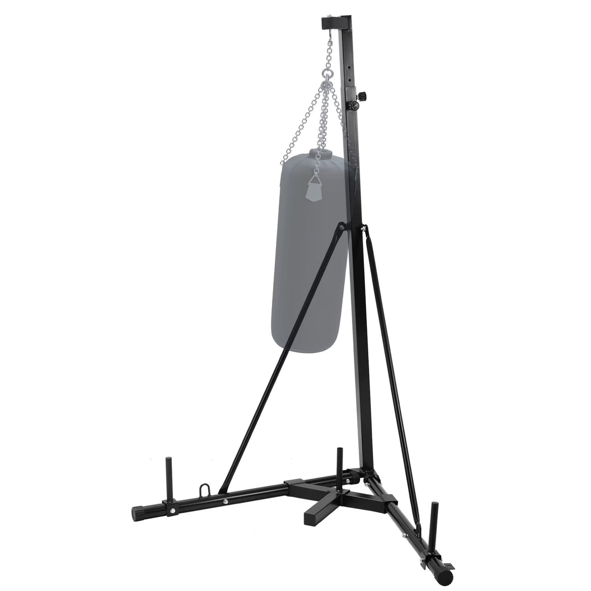 Pirecart Punching Bag Stand Height Adjustable Heavy Boxing Bag Stand for Home Gym Fitness, 150 lbs