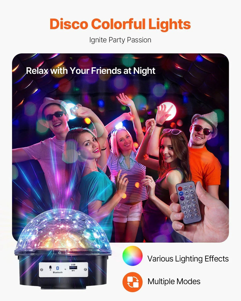 Portable Inflatable Nightclub - 16.4FT Wide Blow Up Party Tent with Glow Lights for DJ Parties
