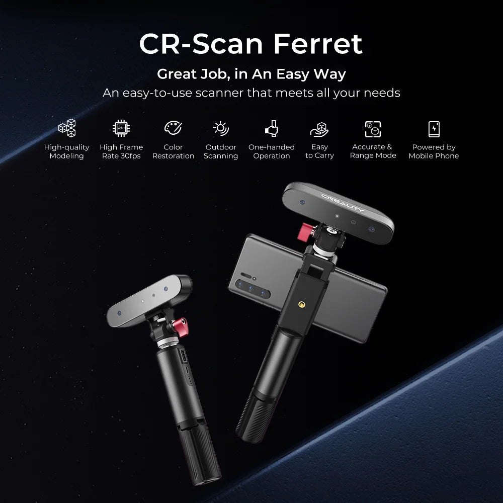 Creality Store 3D Scanner with High-Accuracy & Wide-Range Scanning