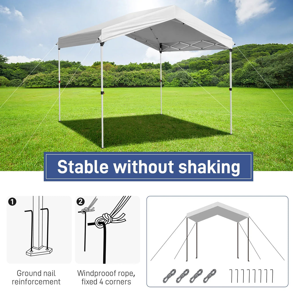 Zimtown Canopy 10x10 Pop Up Canopy Waterproof Canopy Tent Straight Leg Pop Up Tent