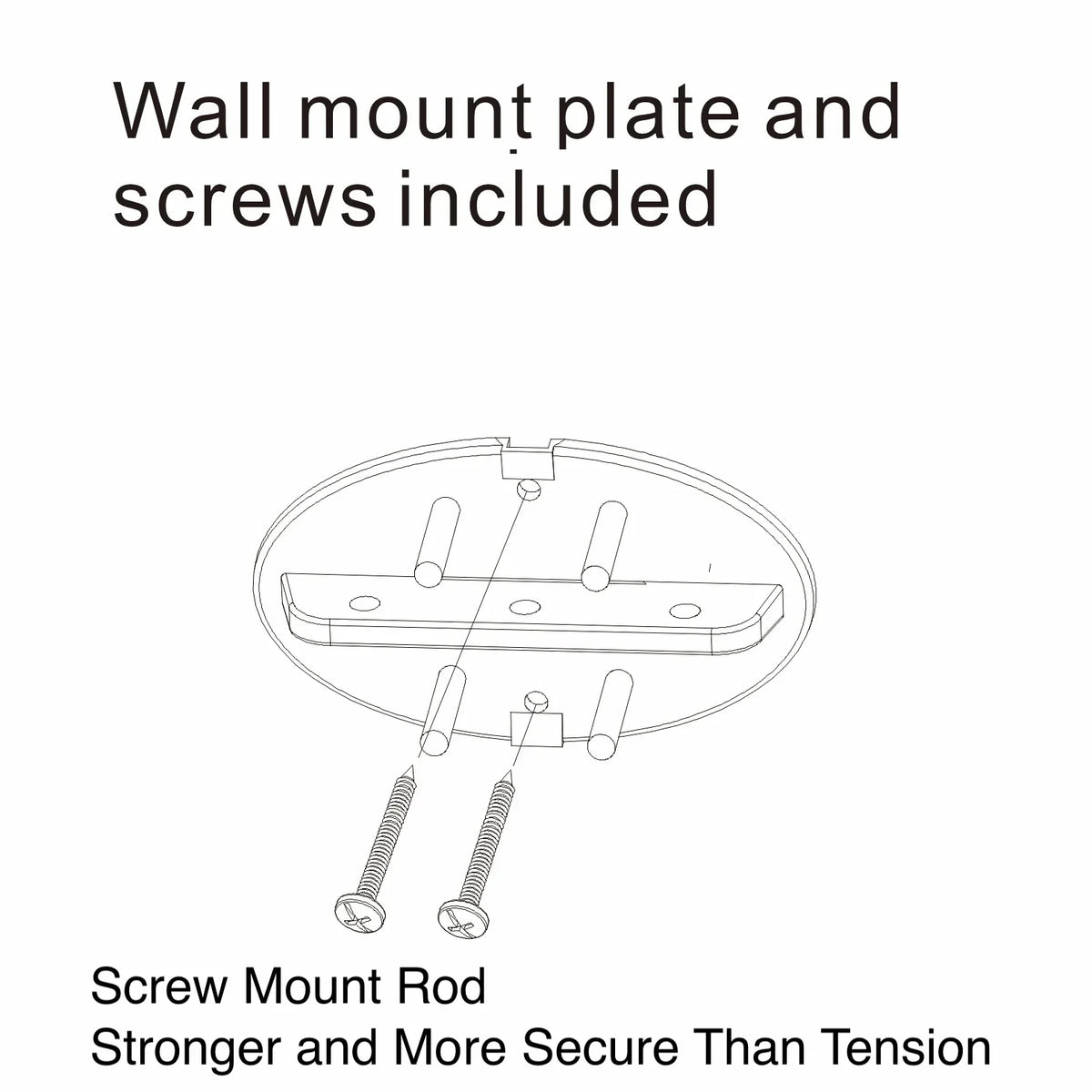 Utopia Alley Rustproof Wall Mounted Aluminum Double Curved Shower Curtain Rod, Screw Mount Rod, Secure Than Tension, Adjustable Shower Rod from 45" to 72", Includes shower liner & hooks (Bronze)