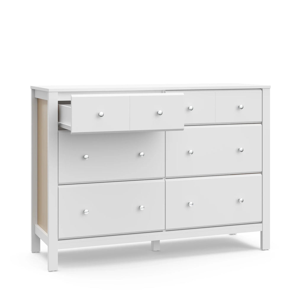 Storkcraft Horizon 6 Drawer Nursery Double Dresser, Driftwood