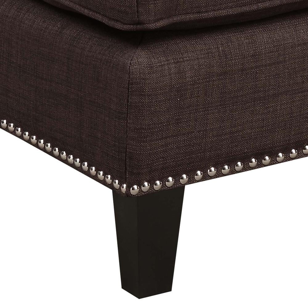 Picket House Emery Ottoman Heirloom Charcoal
