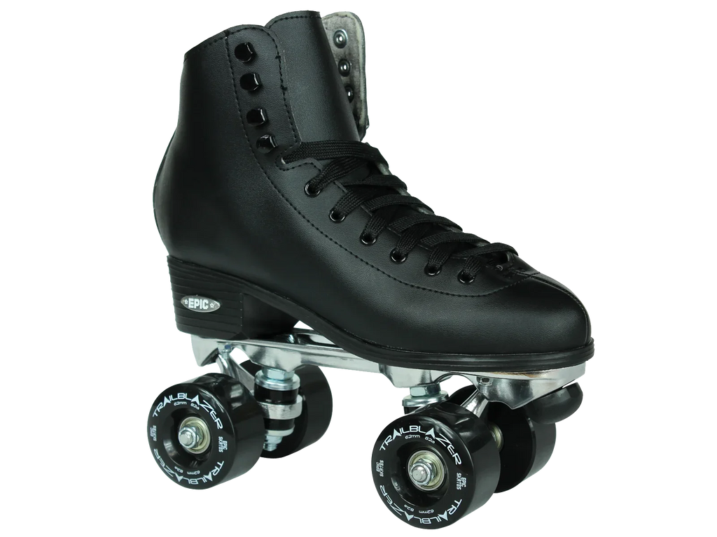 Epic Classic Black Quad Roller Skates