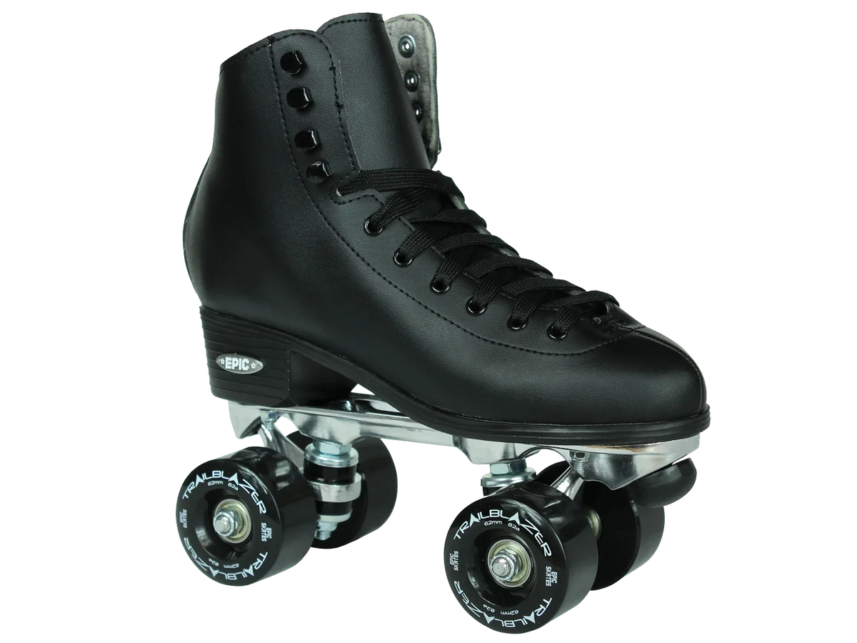 Epic Classic Black Quad Roller Skates