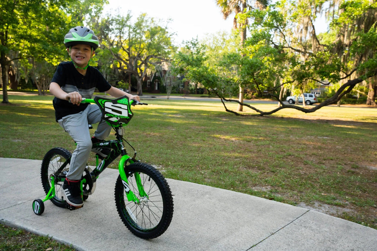 18" Dynacraft Surge Boys BMX Bike, Children Age 6-9 Years, Green