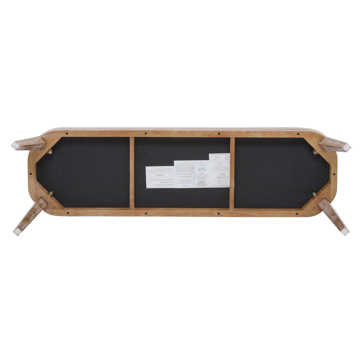 Eleanor Mid-century Upholstered Dining Bench, Entryway Bench with Solid Wood Frame, Beige