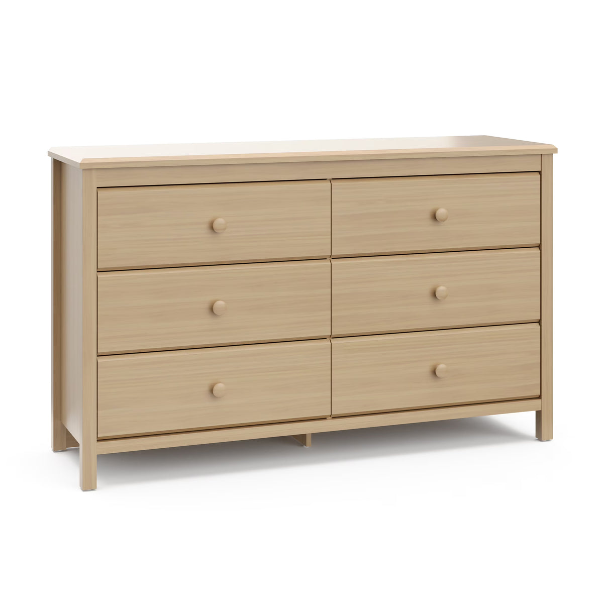 Storkcraft Alpine 6 Drawer Nursery Double Dresser, Olive