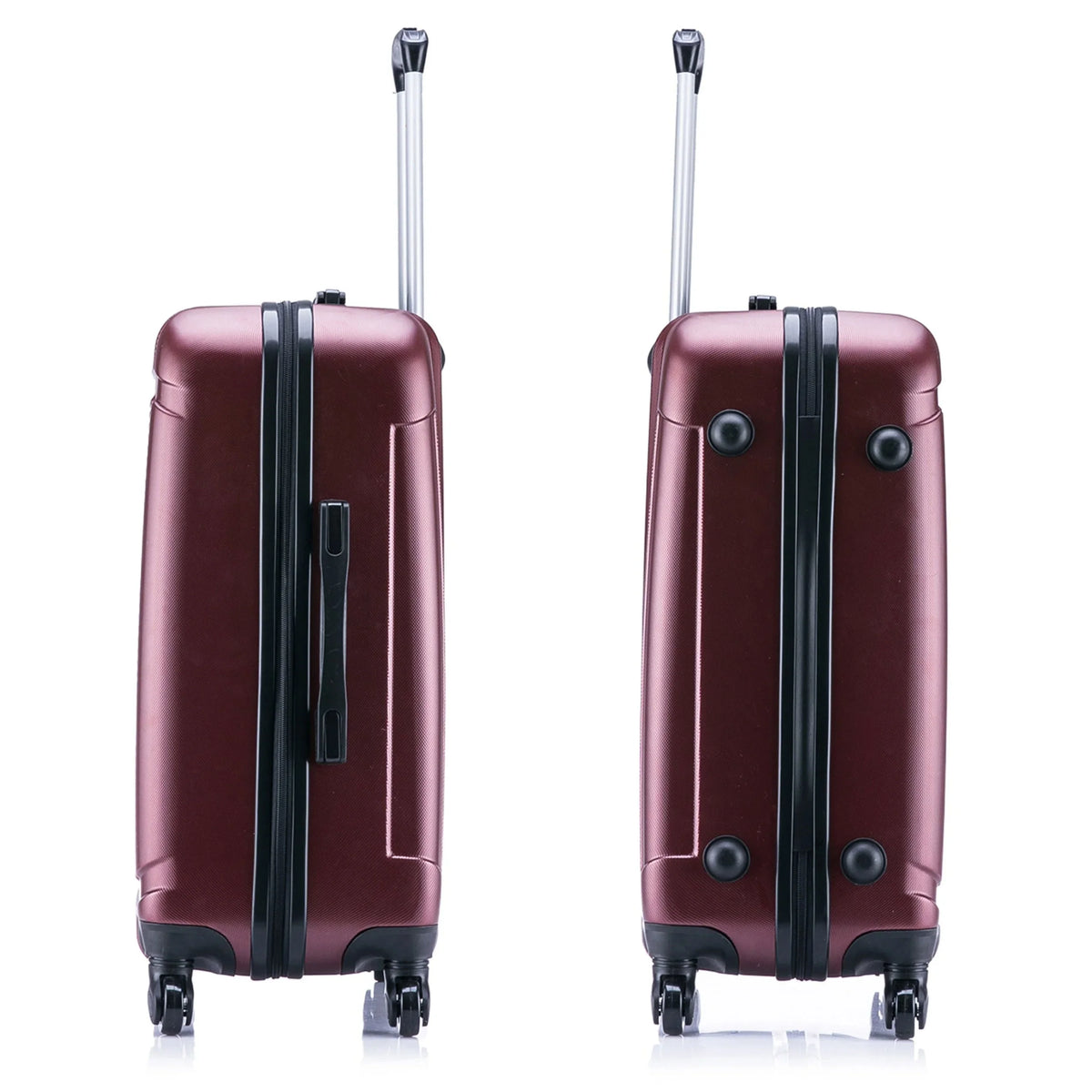 InUSA Pilot 3-Piece Hardside Luggage Sets with Spinner Wheels, Handle, Trolley, (20"/24"/28"), Blue