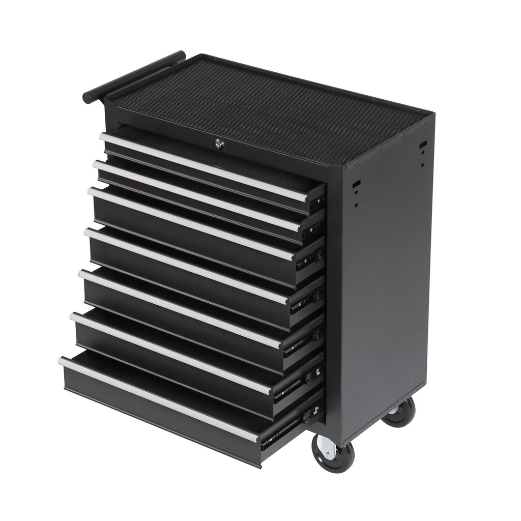 7-Drawer Rolling Tool Chest with Wheels �C Heavy-Duty Tool Storage Cart for Garage, Workshop, or Job Site